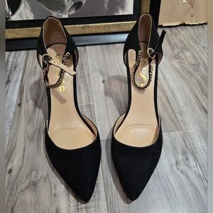 Unisa Women's Yadira High Heels Black Dress Shoe Size 10 Buckle Back